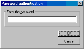 Password authentication - Password ist nichts!