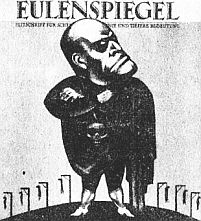 Karikatur aus dem Eulenspiegel 1928