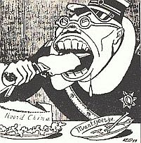 Zeitgenössische niederländische Karikatur
Noord China
Mantsjoejye